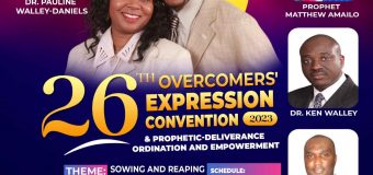 26TH OVERCOMERS EXPRESSION CONVENTION 2023